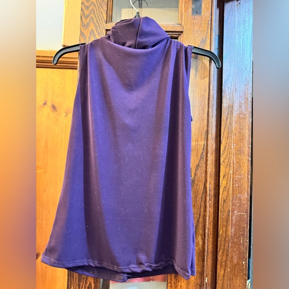 Tiffany & Grey stretch purple top, PS - Picture 2 of 6